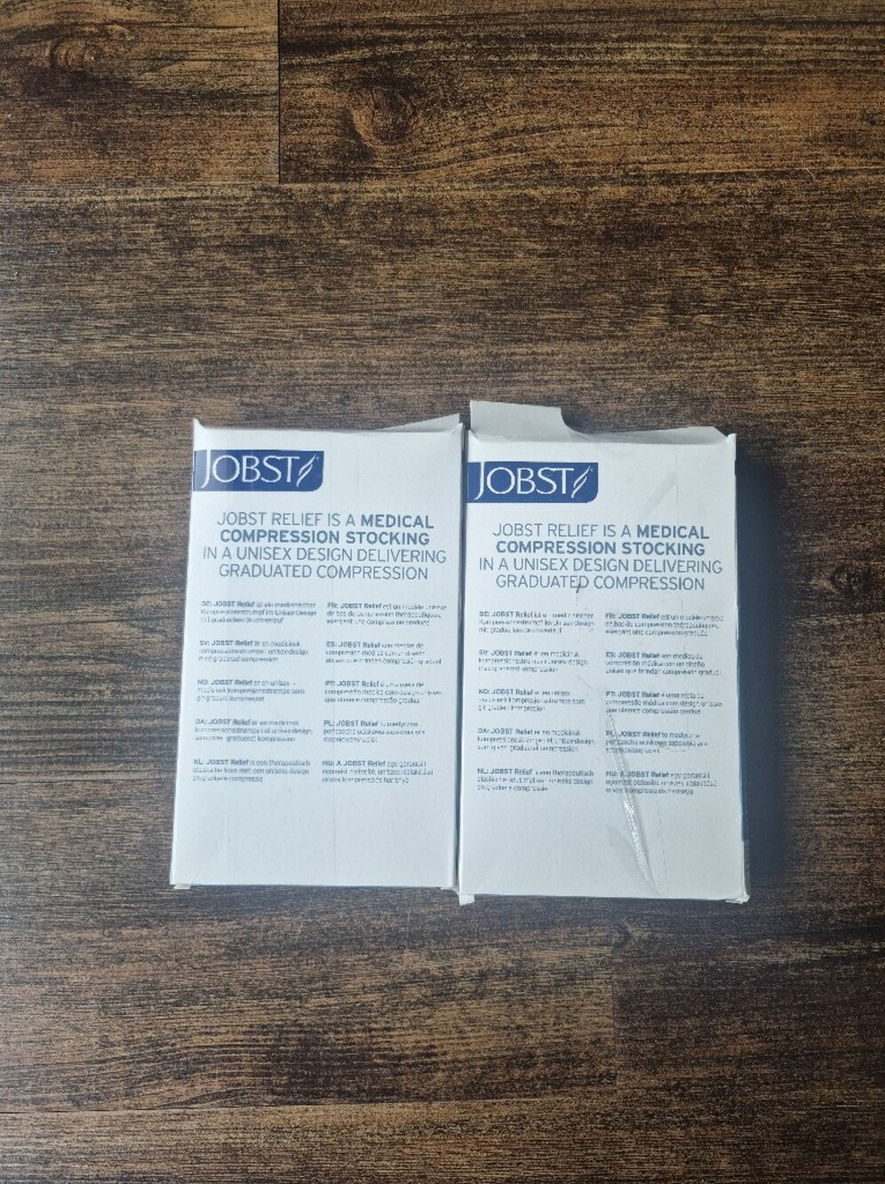 Jobst Compression Socks Large Beige Knee 20-30 mmHg - Picture 3 of 5